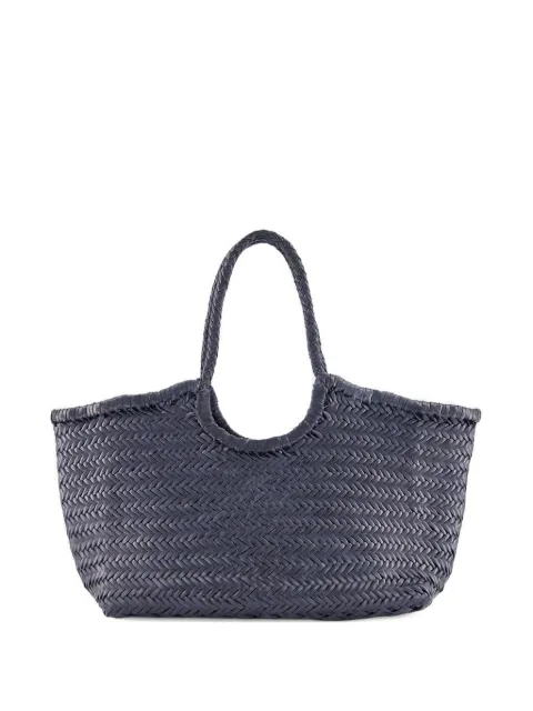 DRAGON DIFFUSION leather woven tote bag
