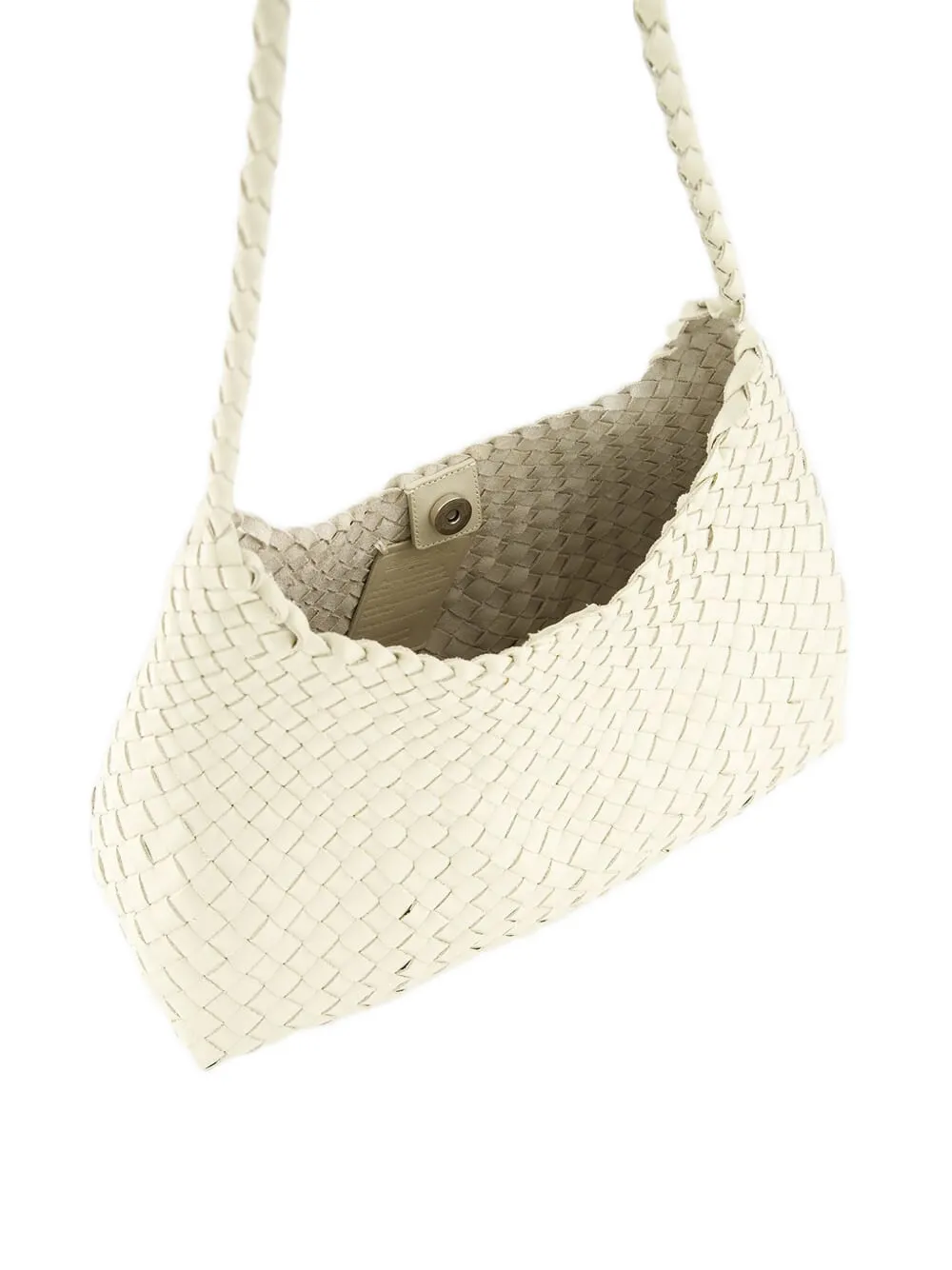 Dragon Diffusion Santa Rosa Leather Shoulder Bag In Neutral