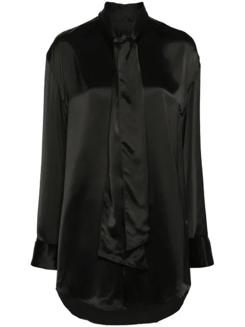 ALAINPAUL pussy-bow shirt