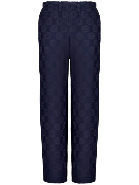 Givenchy 4G Liquid-jacquard trousers Women