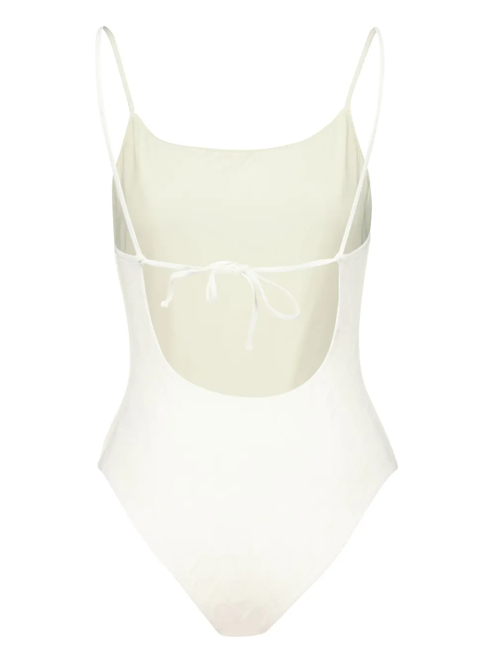 Valentino Garavani Badpak met diepe ronde hals - Wit