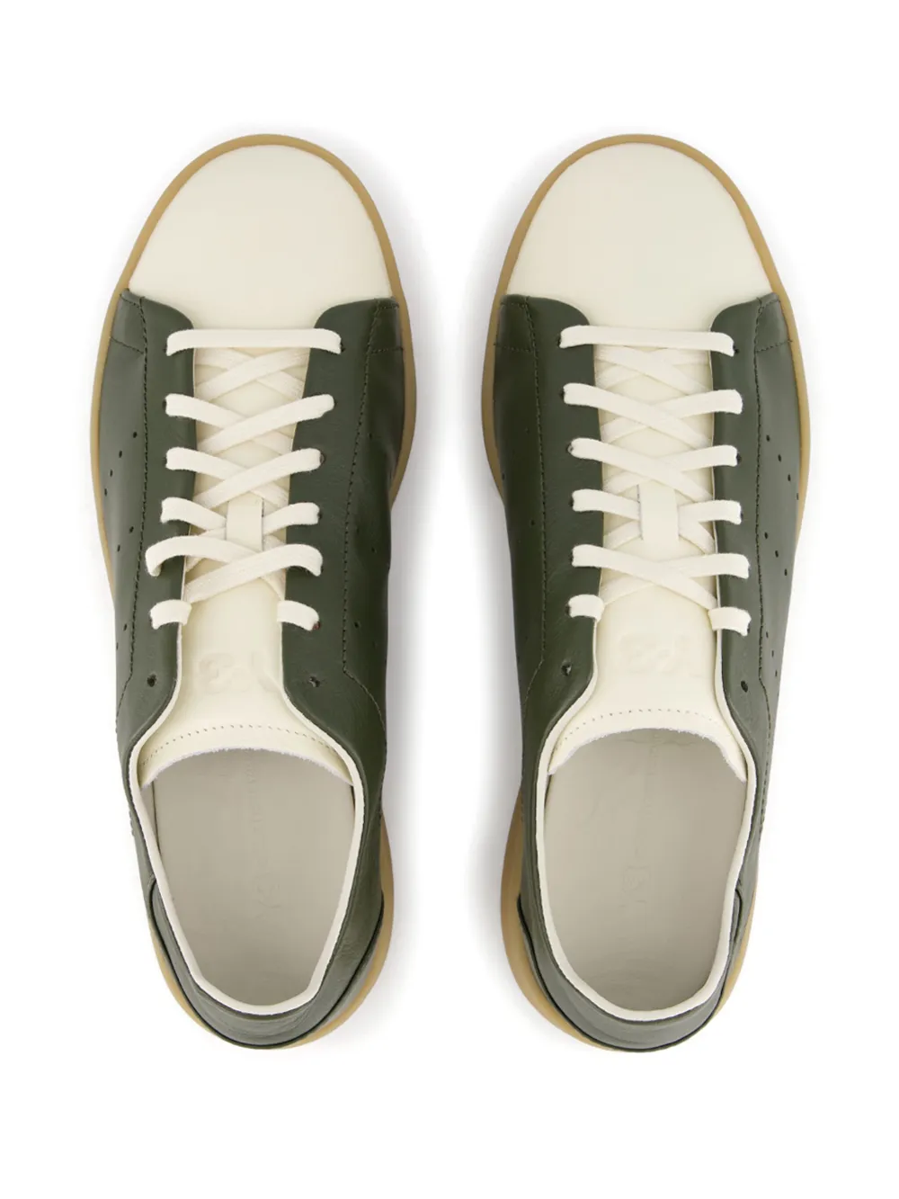 Y-3 leather sneakers Green