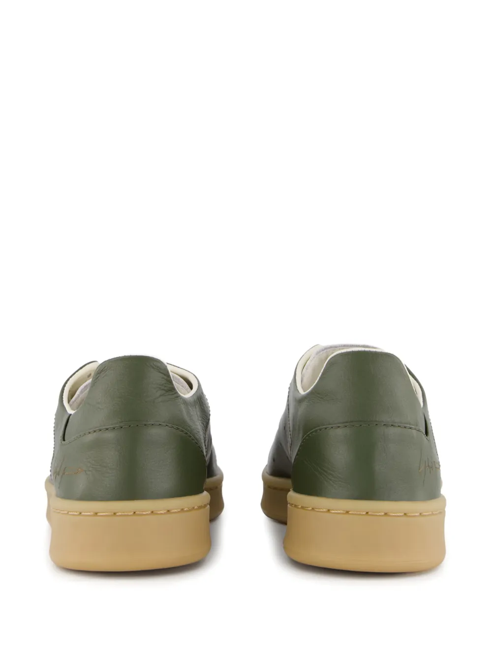 Y-3 leather sneakers Green