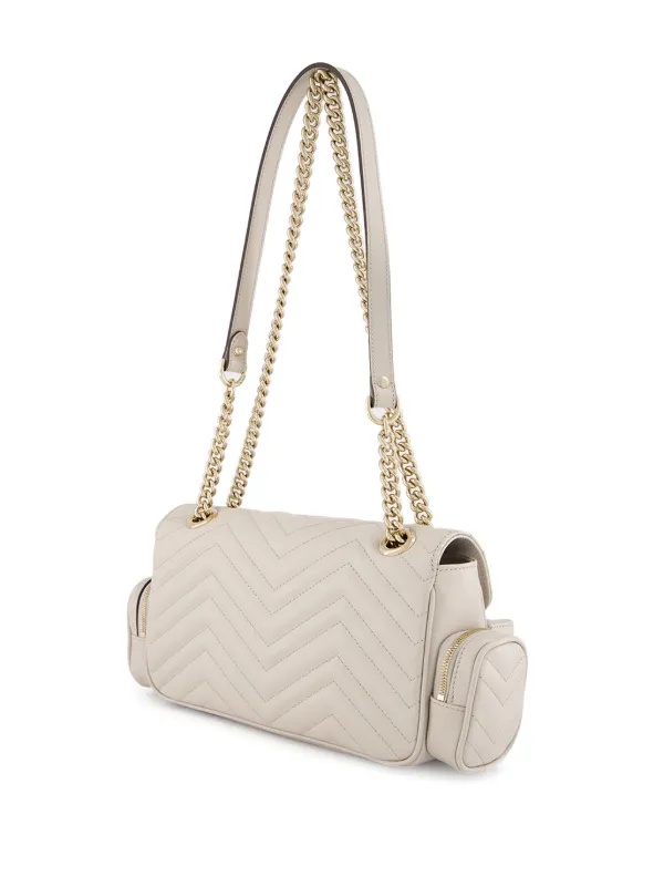 Gucci GGマーモント ショルダーバッグ S | ニュートラル | FARFETCH JP