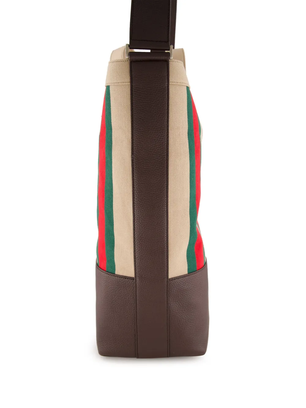 Gucci Grote shopper met Web-streep Bruin