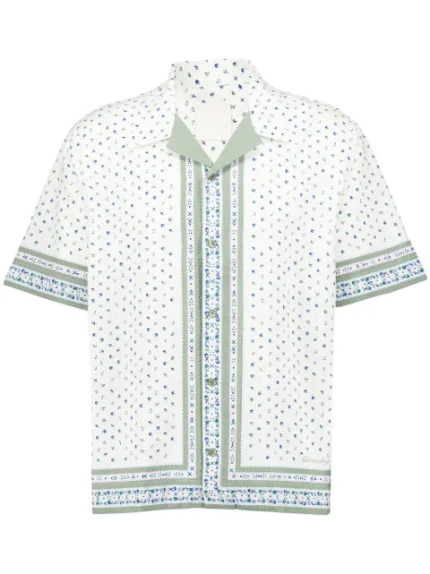 Givenchy camisa con estampado floral
