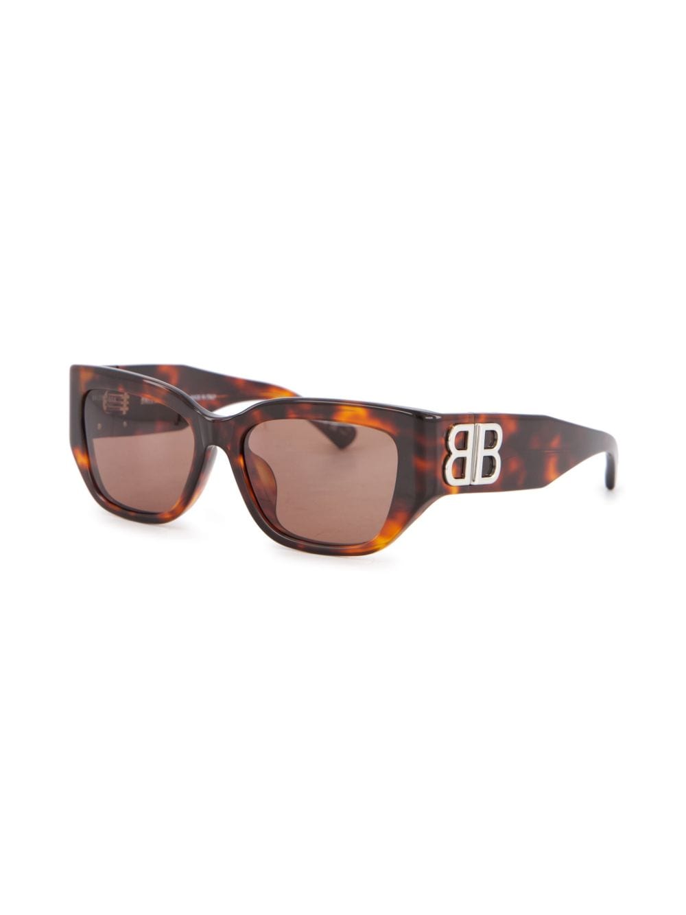 Balenciaga Eyewear Bossy zonnebril met vierkant montuur - Bruin