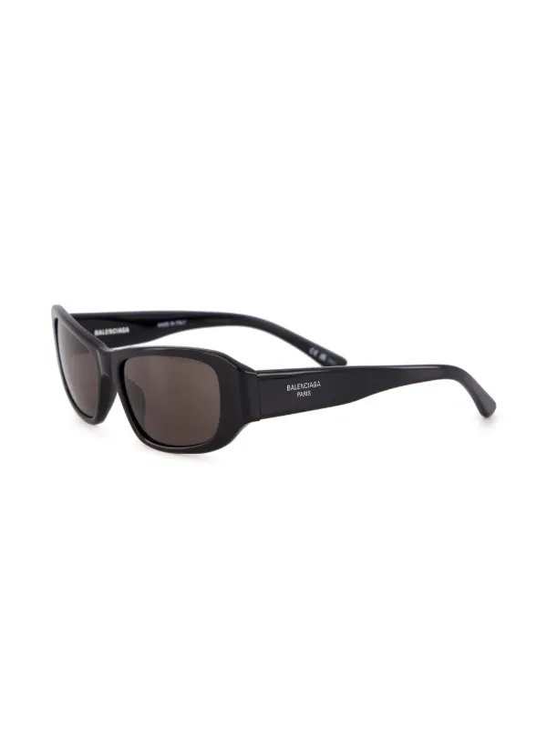 バレンシアガ サングラス TUESDAYモデル ブラック Balenciaga Eyewear Tuesday rectangle-frame Sunglasses