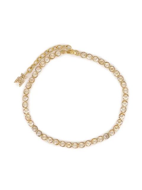 Amina Muaddi Tennis anklet bracelet