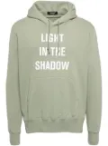 Undercover slogan-printed hoodie - Green