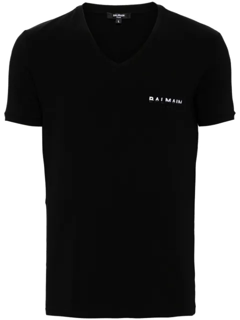 Balmain embroidered logo T-shirt
