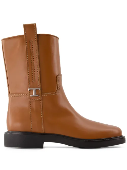 Tod's bottines en cuir - Marron - Tod's - Modalova