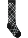 Burberry check-print socks - Black