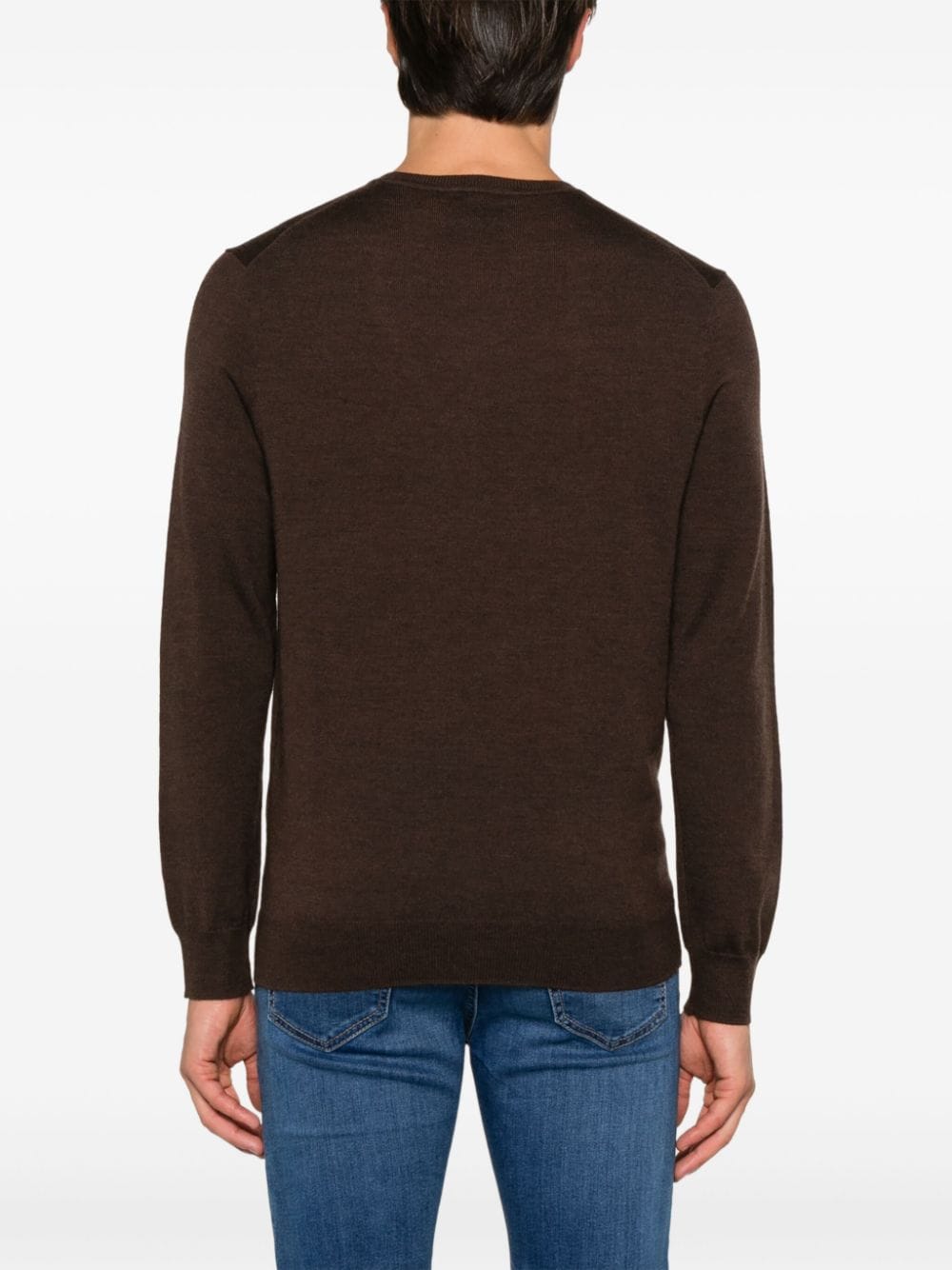 Shop Polo Ralph Lauren Polo Pony Sweater In Brown