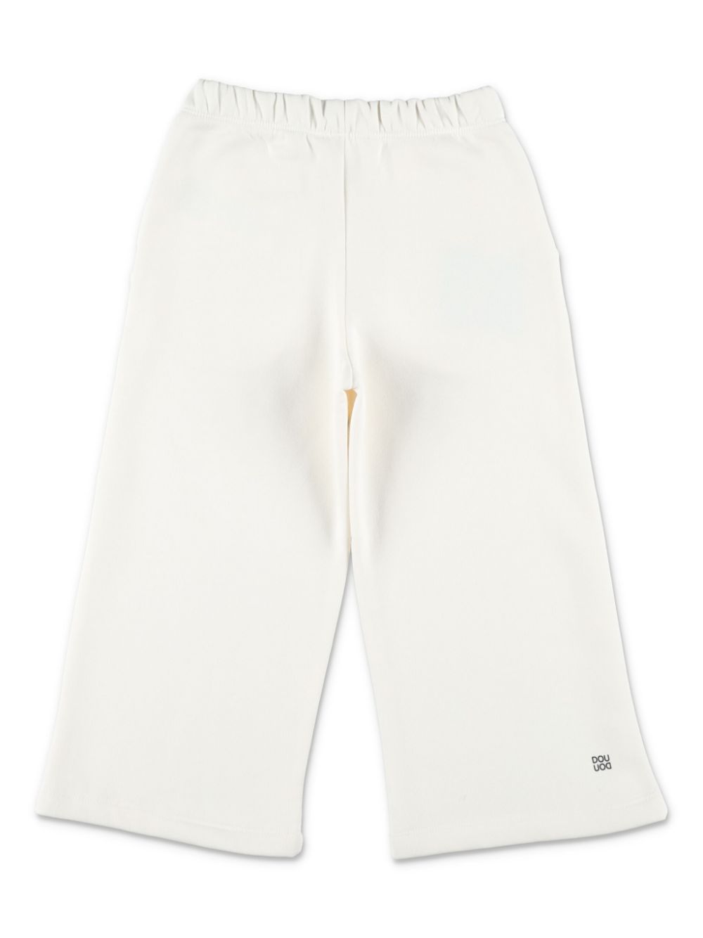 Douuod Kids logo sweatpants - White