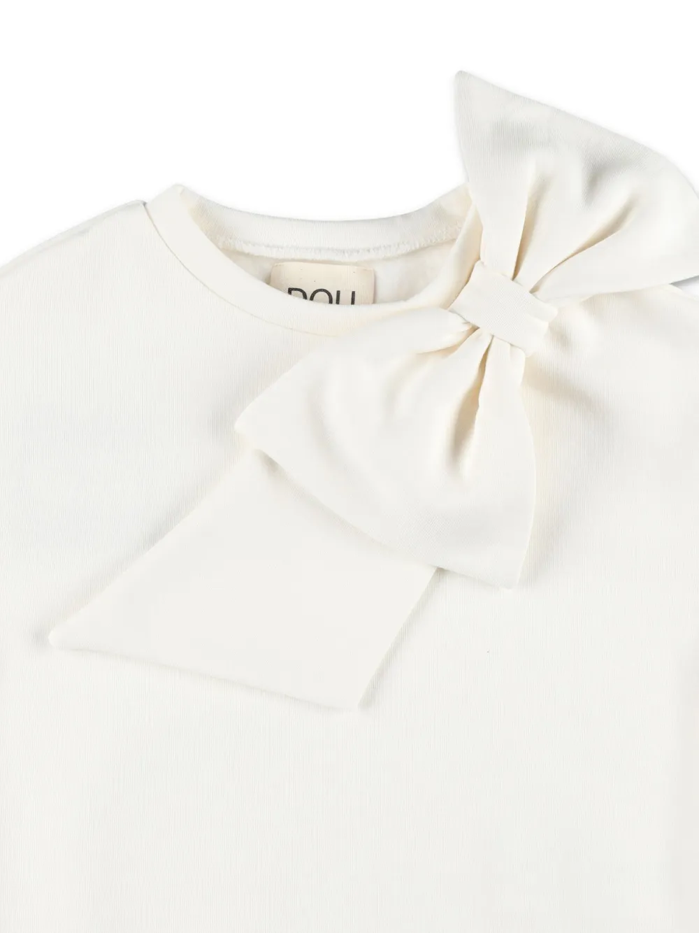DOUUOD BOW-EMBELLISHED DRESS