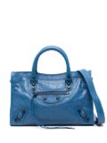 Balenciaga small Le City tote bag - Blue