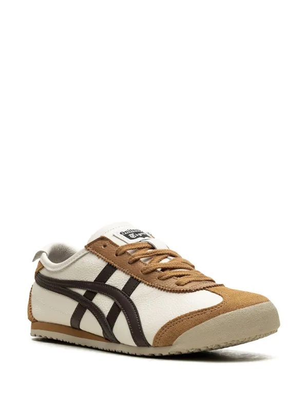 Onitsuka Tiger Mens Mexico 66 sold Retro Sneaker Sz 9 Brown Leather Suede Shoe THL202