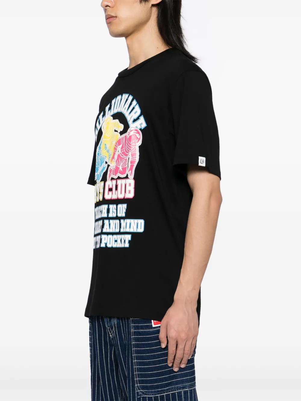 Billionaire Boys Club Katoenen T-shirt met grafische print Zwart