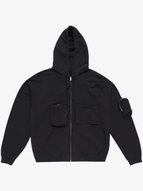 MM6 Maison Margiela cargo-pockets "Black" hoodie