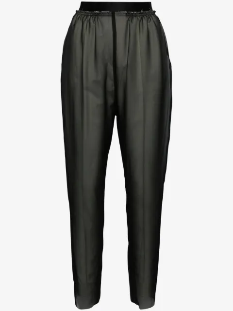 Undercover pantalones tapered con detalle a capas