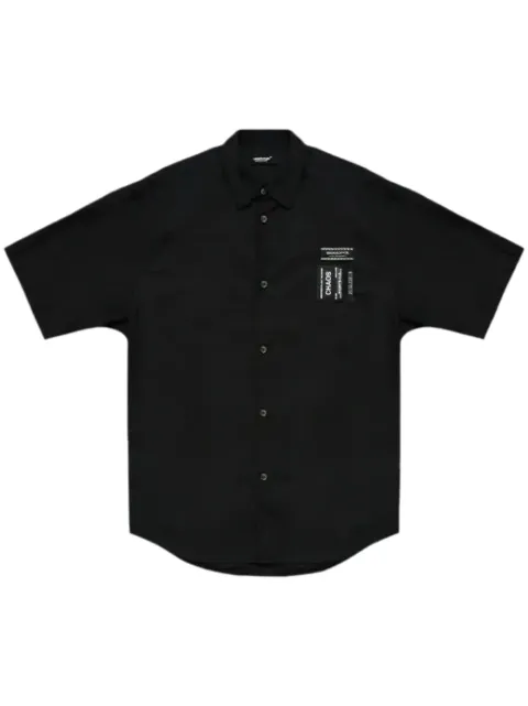 Undercover logo-appliqué shirt