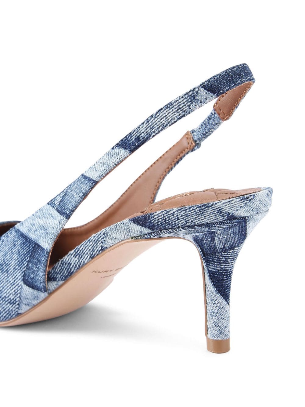 Kurt Geiger London 60 mm Belgravia denim pumps Blauw