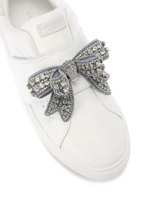 Kurt Geiger London Laney Bow Sneakers White FARFETCH OM