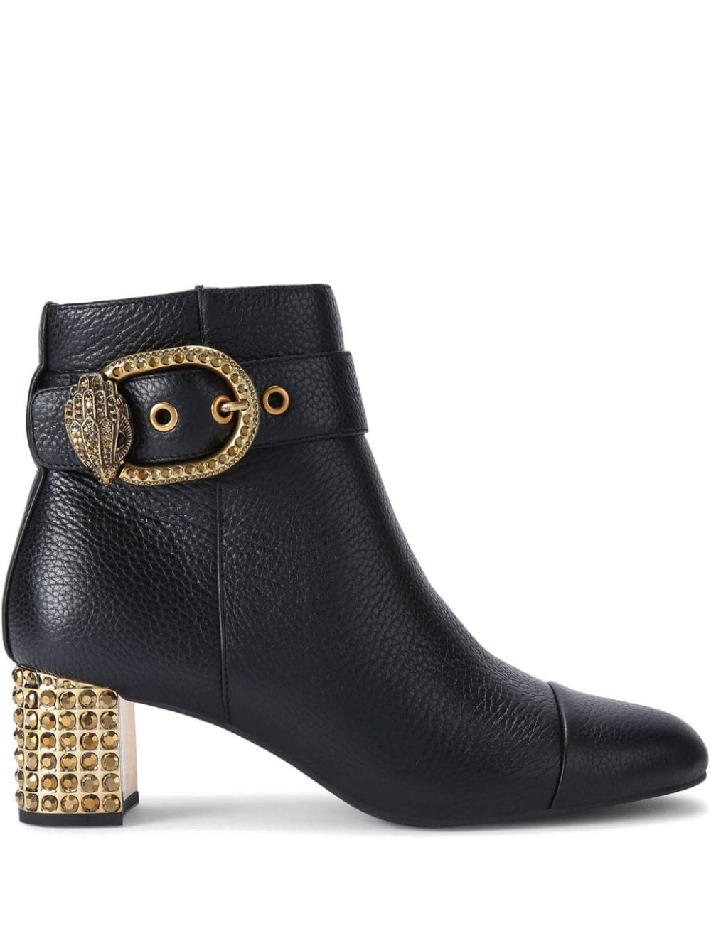 Kurt Geiger London 50 mm Mayfair enkellaarzen Zwart