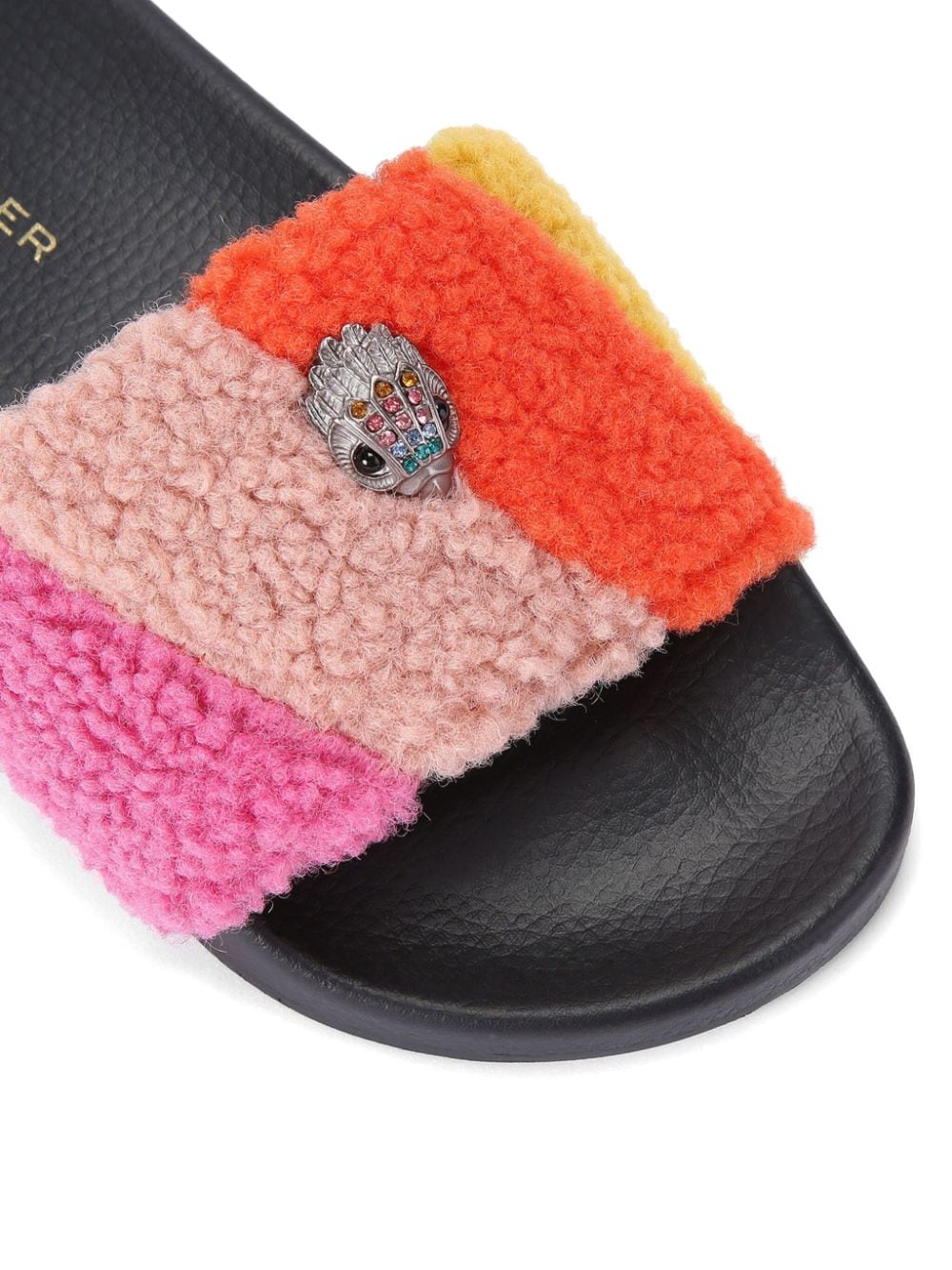 Kurt Geiger London Meena Teddy slippers - Roze