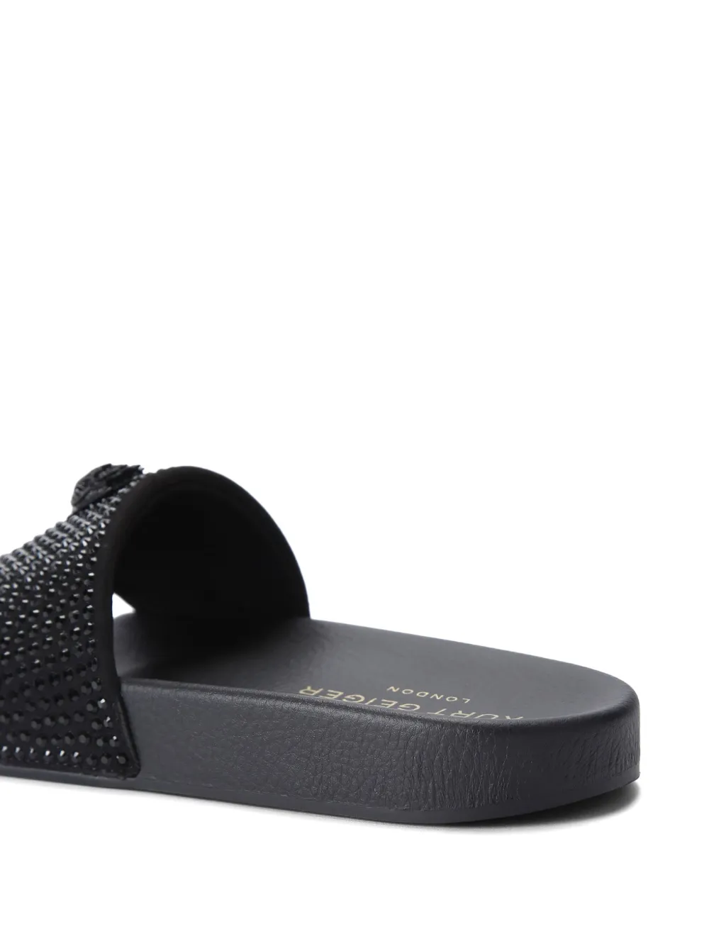 Kurt Geiger London Meena Eagle slippers Zwart