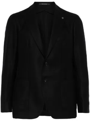 TAGLIATORE ツイードジャケット 48 Tagliatore ツイードジャケット | ブラック | FARFETCH JP