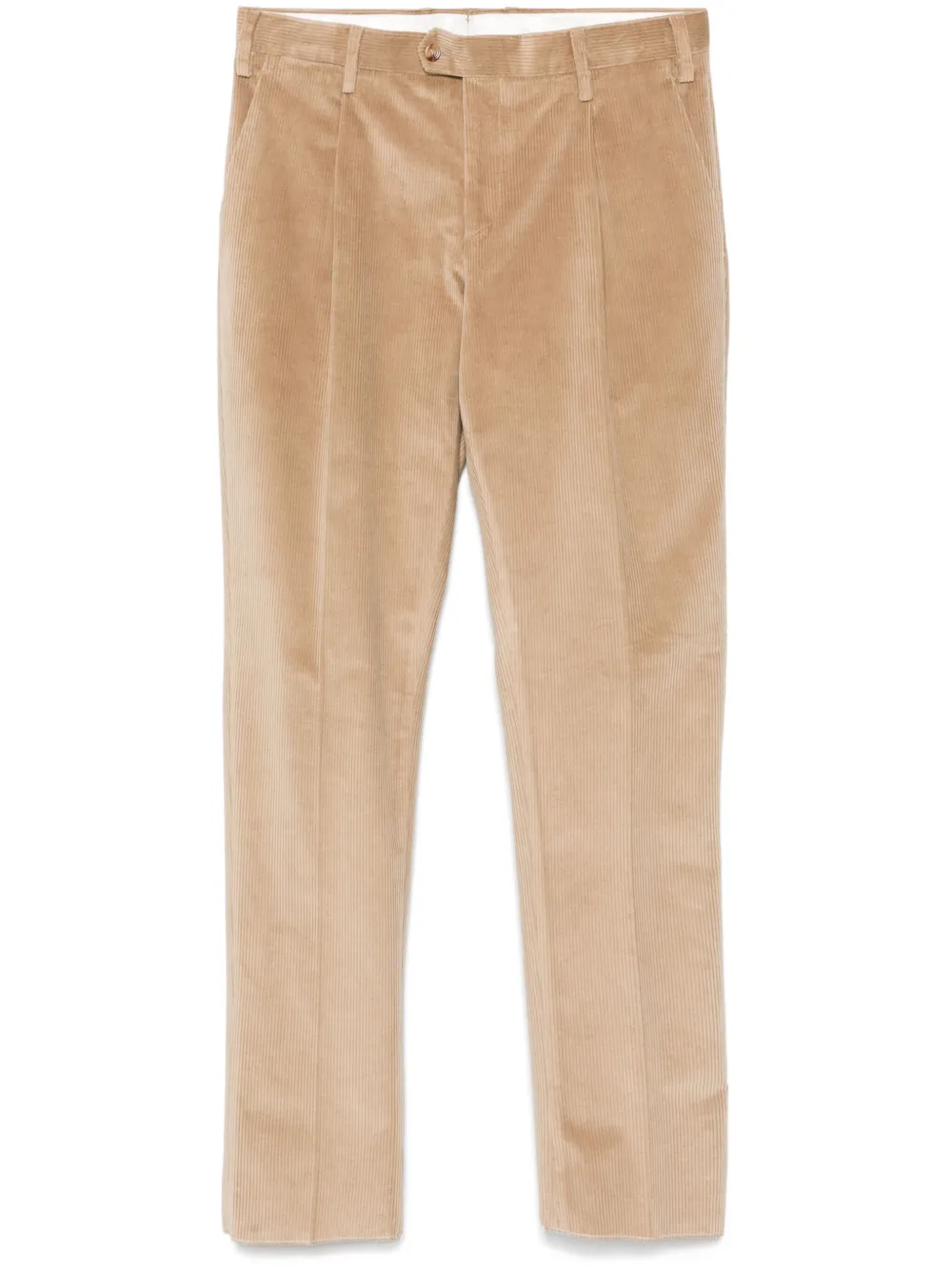 Lardini Ribfluwelen broek Beige