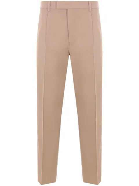 Zegna pantalon droit à design plissé