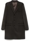 Brioni textured coat - Brown