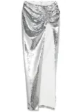 Mônot Mia maxi skirt - Silver