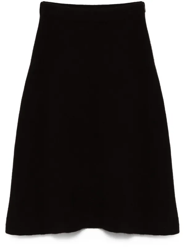 スカート THE ROW IVAANKA CASHMERE AND SILK A-LINE SKIRT The Row Ivaanka スカート | ブラウン | FARFETCH JP