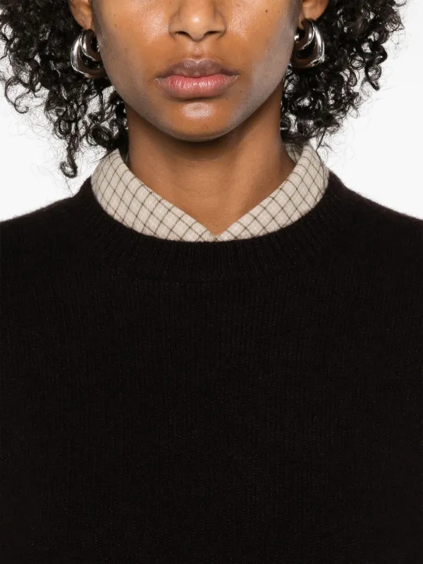 ブラミンク ポロ ニット DRAWER ドゥロワー THE ROW ザロウ The Row Idea Sweater | Brown | FARFETCH JO