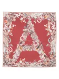 Aspinal Of London Ombre 'A' Floral scarf - Red