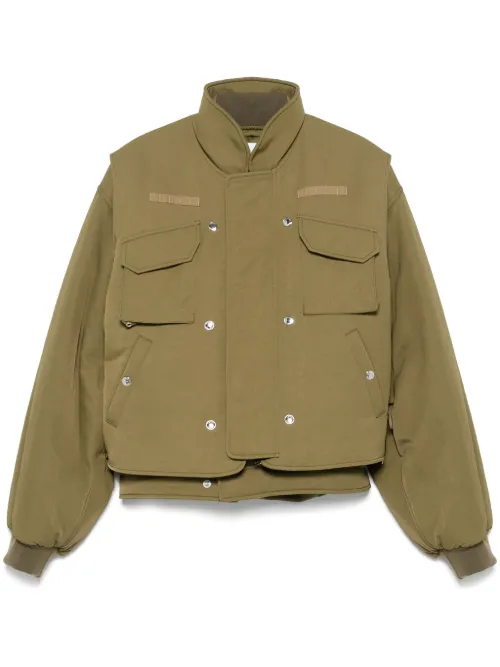 Veste bomber à design superposé - Alexander McQueen - Modalova