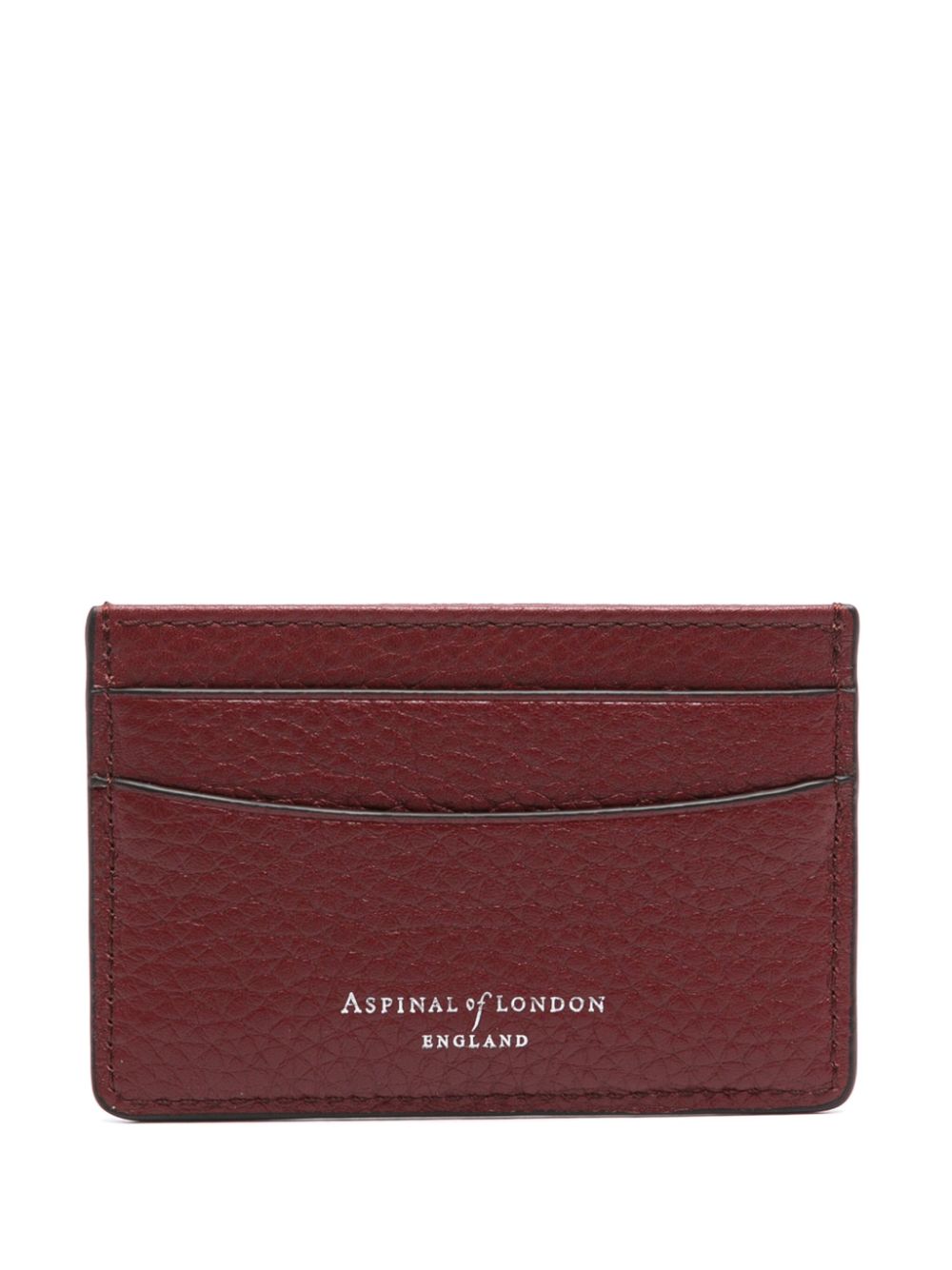 Aspinal Of London leather cardholder - Red