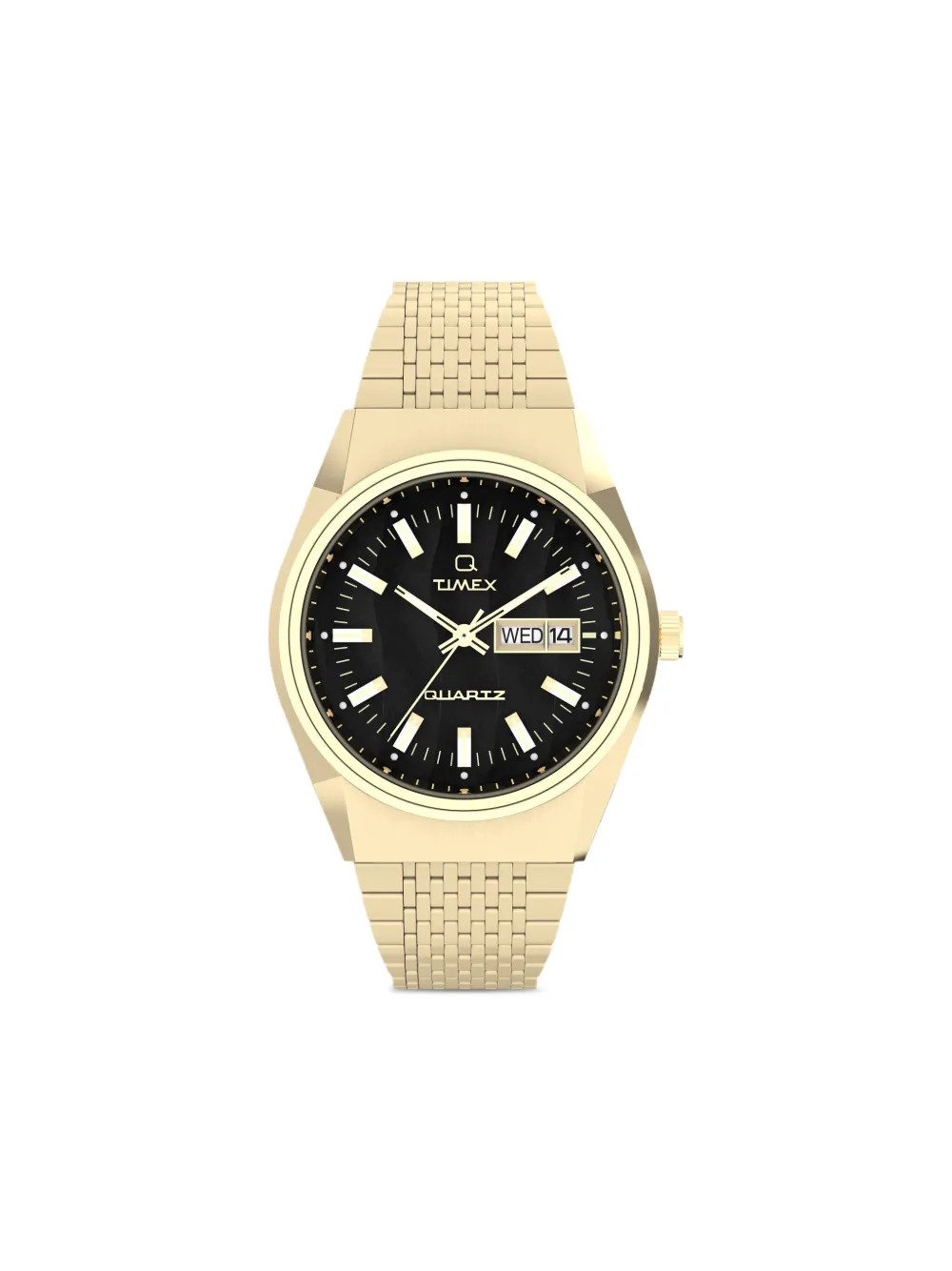 Timex Orologio Da Uomo Falcon Eye 40mm - Quadrante Verde Effetto Côtes De Genève, Cassa E Cinturino In Acciaio Inossidabile, Movimento Cronografo