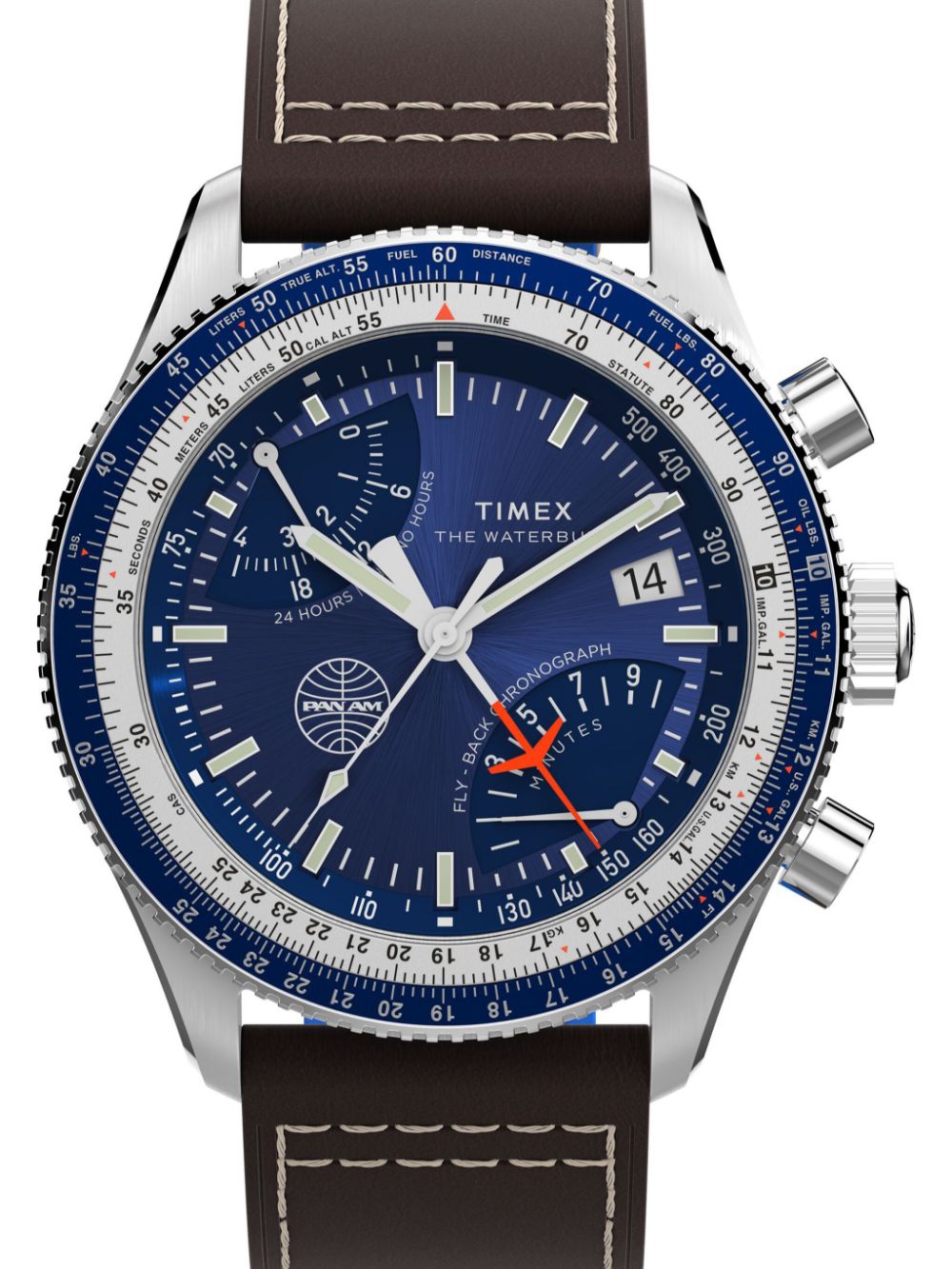 TIMEX x Pan Am horloge 43 mm - Bruin