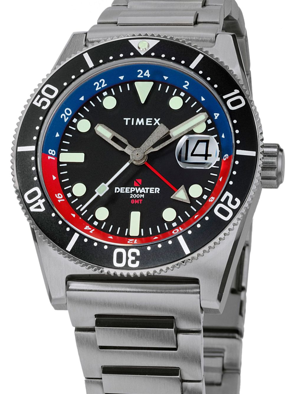 TIMEX Deepwater Reef 200 41mm horloge - Zilver