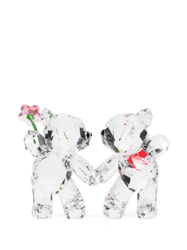 Swarovski Happy Together Kris Bear Sculpture | White