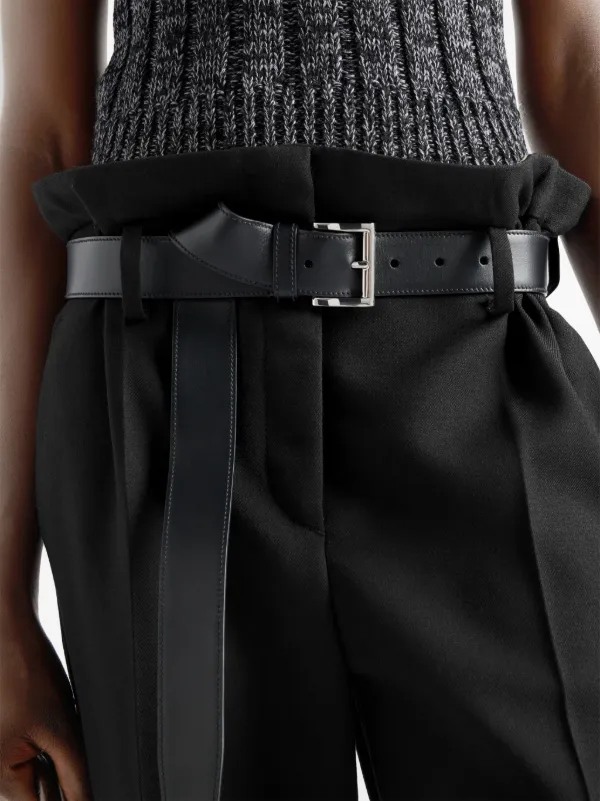 パンツ PRADA BLACK GABARDINE PANT Prada Gabardine Pants | Black | FARFETCH PL