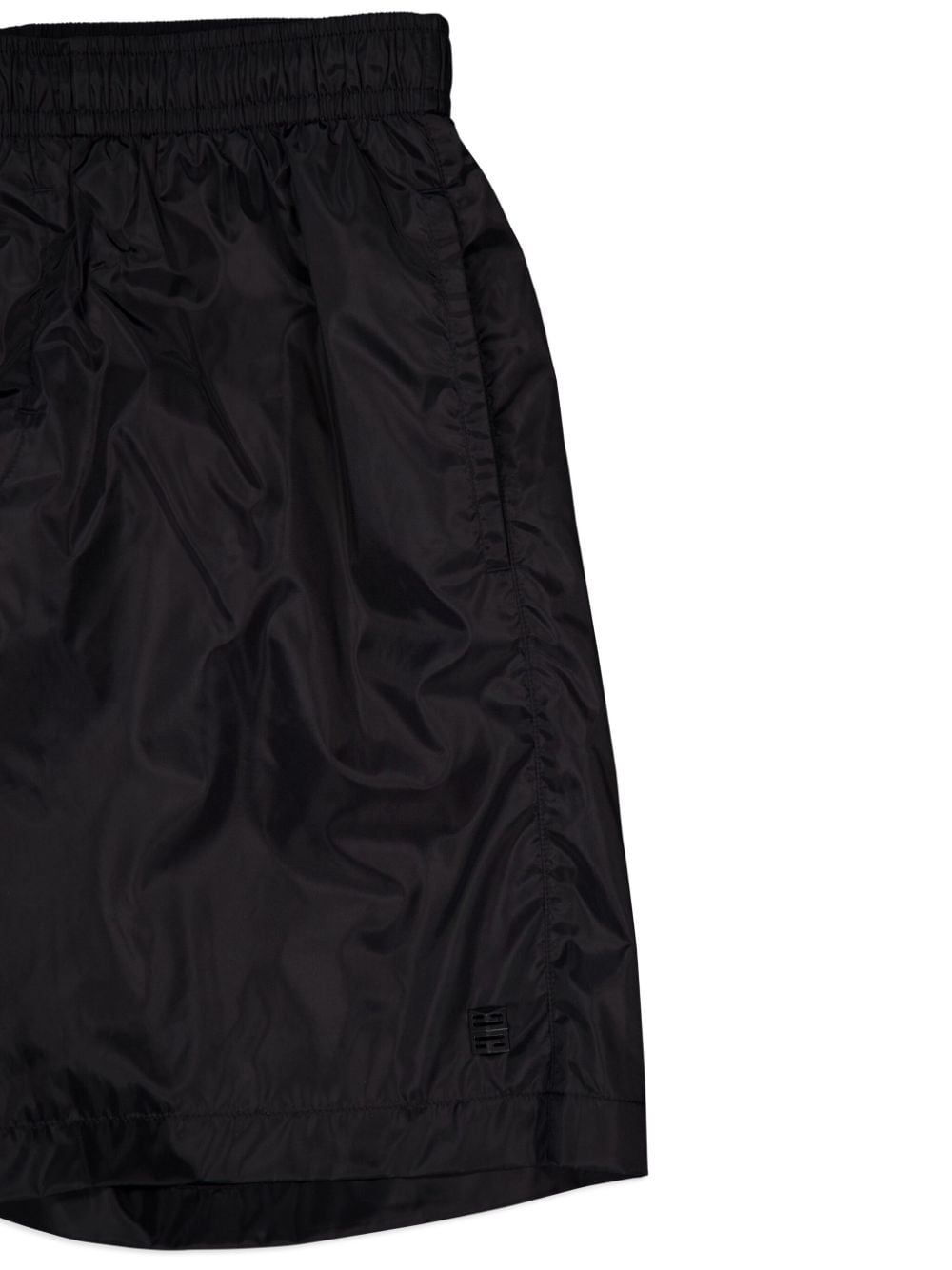 Shop Givenchy 4g-motif Swim Shorts In Black