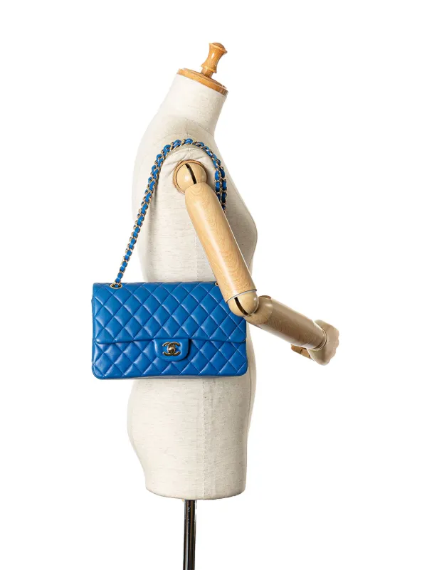 CHANEL Pre-Owned 2015-2016 Medium Classic Lambskin Double Flap