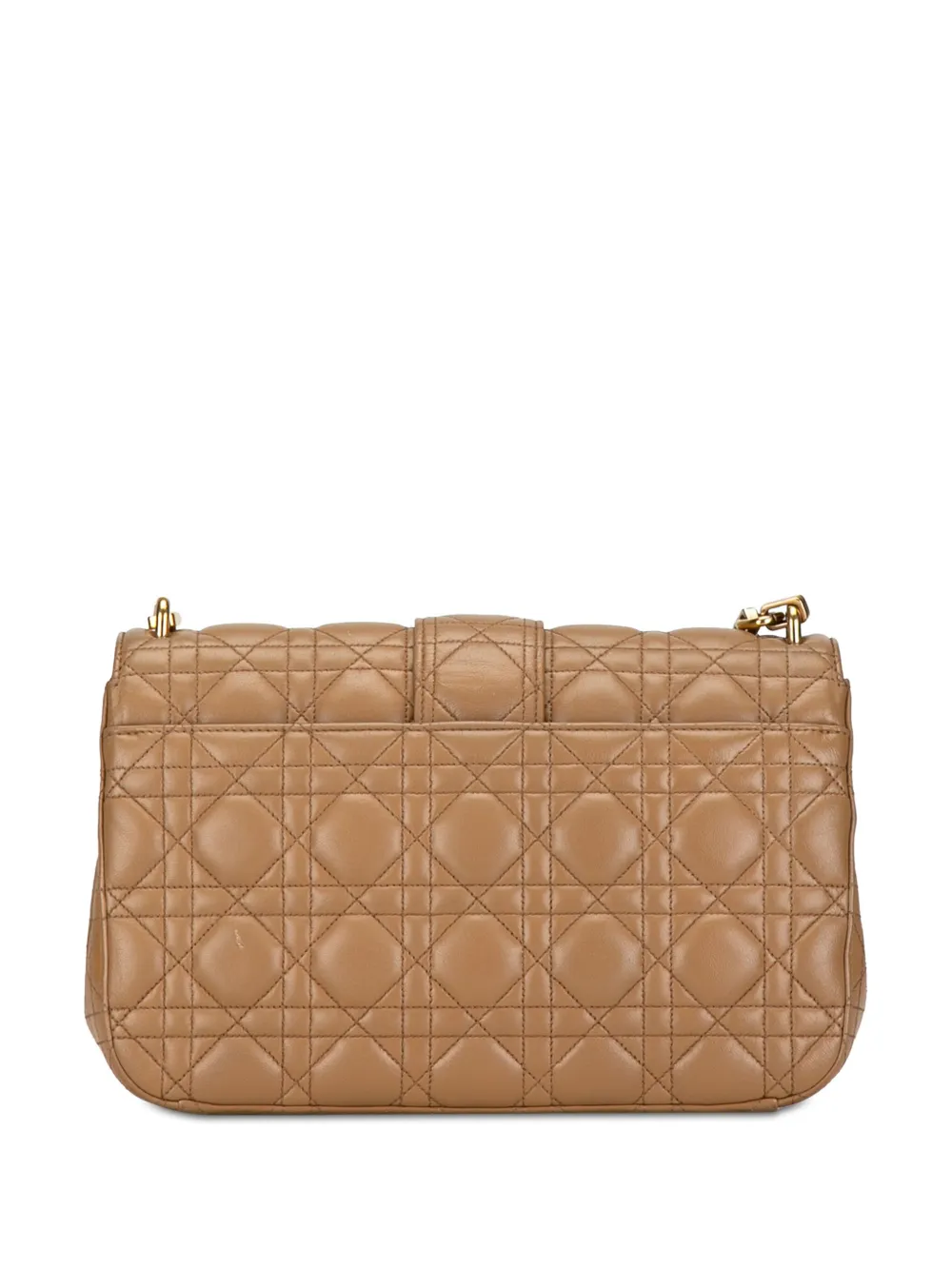 Christian Dior Pre-Owned 2021 medium lamsleren Cannage Miss Dior Flap schoudertas - Bruin