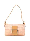 Fendi Pre-Owned 2000-2010 Mini Zucchino Canvas Baguette shoulder bag - Pink